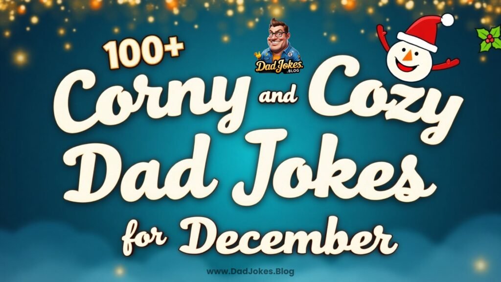 100+ Corny and Cozy Dad Jokes for December