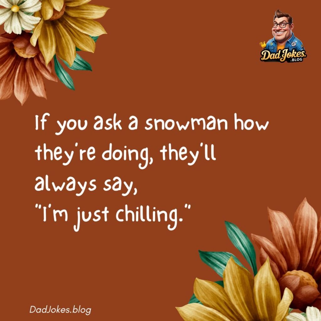 100+ Corny and Cozy Dad Jokes for December